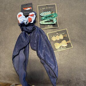 L. Erickson Lot of 6 Hair Accessories Colorful Aesthetic Minimalist Stylish NWT